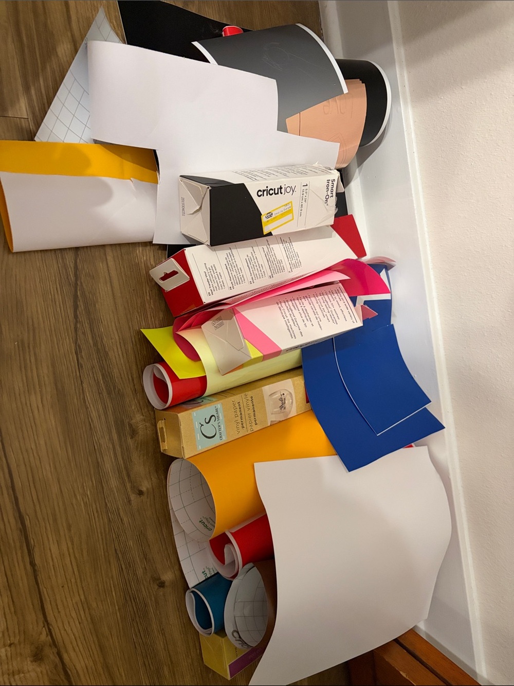 Lot of Cricut Craft Vinyl & Iron On
